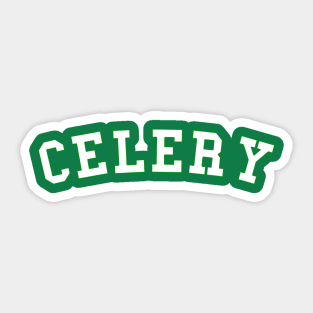 Celery University College Graduate Sticker